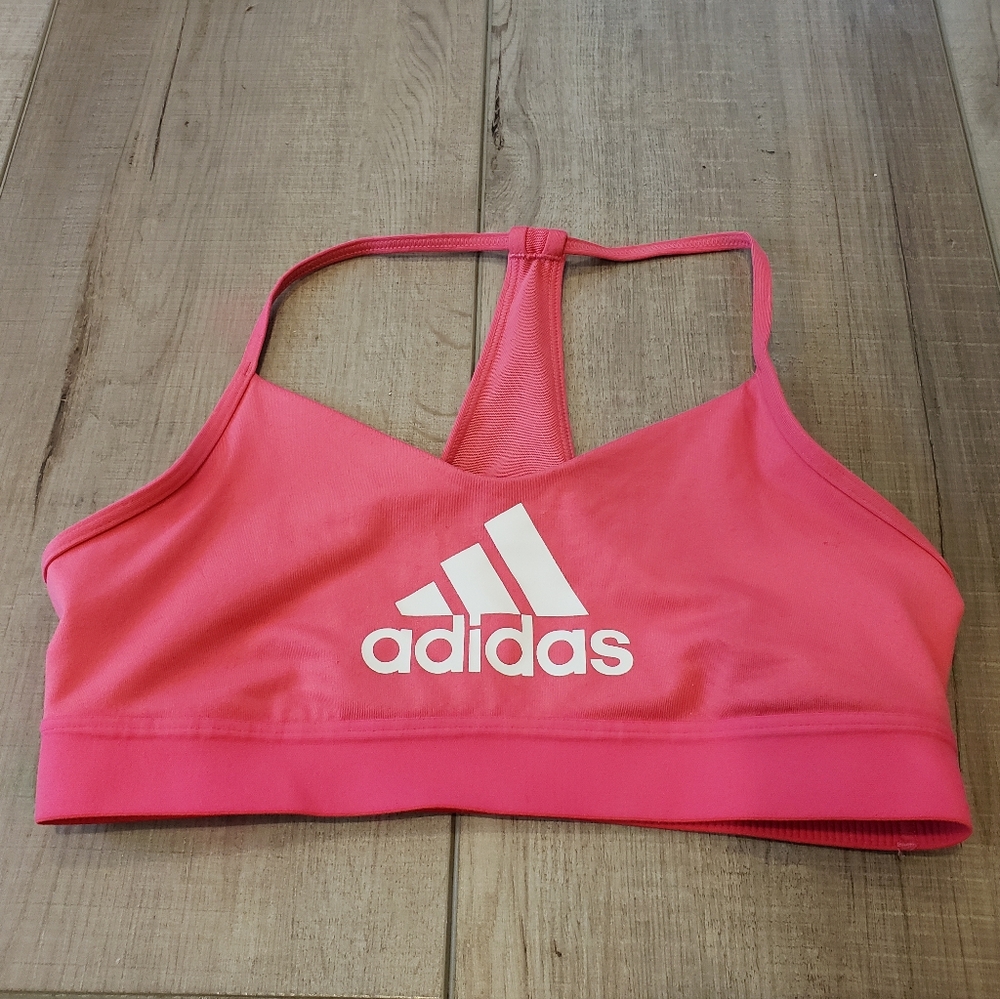 Adidas Sports Bra Pink Small